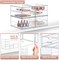 Sorbus 3 Drawers Acrylic Organizer for Makeup, Organization and Storage, Art Supplies, Jewelry, Stationary - 4 Pcs Clear Stackable Storage Drawers